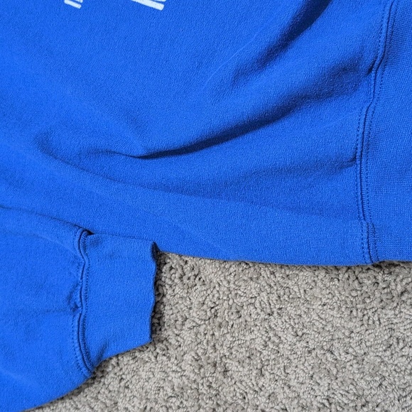 My Cats Prayer Gildan Blue Crewneck Sweatshirt Size Large Vintage Inspired Funny - Picture 4 of 10